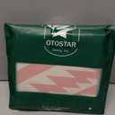 OTOSTAR Outdoor Waterproof Throw Pillow Covers 16x16 Inch Set of 4 Boho Farmhouse Outdoor Cushion Covers for Patio Furniture Garden（Geometry80-Pink) Pack of 2