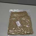 Women's Lounge Athletic Shorts with Pockets, 6.1" Sweat Shorts Women, Summer Casual Elastic Walking Running Shorts (Brown, S)