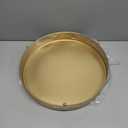 Cake Stand, Metal Round Cupcake Dessert Stand Cake Display Holder Cookies Fruit Serving Tray Decor for Wedding Party Birthday Baby Showers Anniversary,Gold 16"