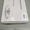 SaniteModar Polished Gold Bathroom Sink Faucet,Brass Bathroom Faucet 3 Hole,Widespread Bathroom Faucet for Sink 3 Hole,2 Handles Design with Water Supply Lines, Gold