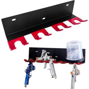 Spray Gun Holder Wide Spacing,Paint Gun Holder,Holds 4 Paint Guns with or Without Cups