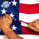Anley Rip-Proof Double Sided 3-Ply American USA Flag 36x60 IN- Vivid Color, Canvas Header and Wrinkle Resistant - The Strongest, Longest Lasting USA Flags 36 x 60 IN 