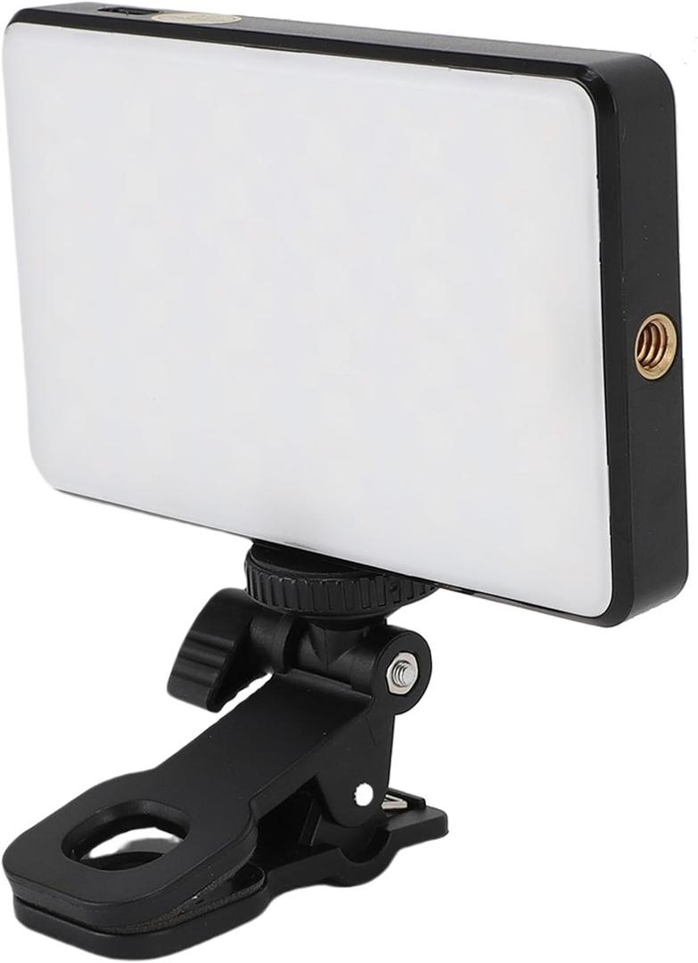 LED Fill Light, RGB Full Color Rechargeable Portable Dimmable Fill Light with 3000mAh Battery, for Indoor Outdoor Photography