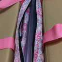 GUSTARIA American Mahjong Game Set, 166 Pink Tiles (1.2”), 4 All-in-One Color Rack/ Pushers & Drawstring Bag, Complete Mahjong Sets with Pink Printed Carrying Bag and Mahjong Tile Set Accessories