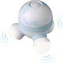 Homedics Marbelous Mini Massager, Small and Easy to Use, Battery Operated Vibrating Massager, Relaxing Spot Massage for Neck, Shoulders, Legs, Soothes Tension, Illuminated Massage Nodes (Blue)