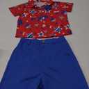 4th of July Baby Boy Outfit Short Sleeve T-Shirt Top and Solid Color Shorts American Flag Independence Day Clothes, Size: 18-24M