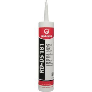 Red Devil 0846DS RD-DS 181 Acrylic Latex Duct Sealant, 10.1 oz, Gray, 1 Pack