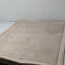 ACOMOPACK Baby Play Mat for Floor 1.3" Thick Memory Foam 50x50 Soft Velvet Playpen Mat for Kids,Infants,Toddlers,Tummy Time Crawling Mats with Non-Slip Bottom,Yoga,Tatami,Nursery RugBeige