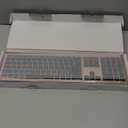 seenda Wireless Keyboard and Mouse Combo, Rechargeable Quiet Keyboard Mouse, Sleek and Ultra Thin Design, Full-Size with Number Pad for Windows, Laptop, PC, Notebook, Desktop (Rose Gold & Black)