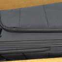 BAGSMART Underseat Carry on Luggage with Wheels, Soft Small Travel Luggage with PVC Wet/Dry Pockets, Lightweight Soft Personal Item Suitcase for Short Trip, Black, 16-inch