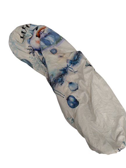 Preboun 1 Pc Winter Chair Covers Removable Washable Stretch Dining Room Slipcovers Parson Chair Protector for Winter Home Ceremony Party Decoration