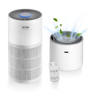 VEVOR 2 in 1 Air Purifier with Humidifier, Covers Up to 1090 ft² in One Hour, True HEPA 11 Filter, 22dB Quiet, Filters Up to 95% of Smoke, Dust, Pet Dander, Air Cleaner for Home, Large Room, Bedroom