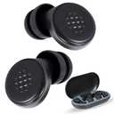 Ear Plugs for Sleeping Noise Cancelling 45dB,7 Pairs Reusable Suitable for Side Sleepers,Work, Concerts, Travel & Focus (Black)