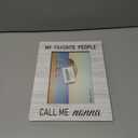 Beliran Nonna Gifts Picture Frame 5x7, Grandma Photo Frame, Christmas Mothers Day Birthday Gifts for Nonnas, My Favorite People Call Me Nonna Wooden Picture Photo Frames for Desk Home Room Decor