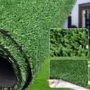Artificial Grass Door Mat Lawn Pet Turf 4' x 6', Synthetic Faux Grass Carpet with Drainage Holes, 0.4" Pile, Customized Fake Turf Rug for Entryway Garden Backyard Patio Balcony