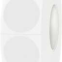 1200 Pieces 0.75 Inch Clear Transparent Round Waterproof Sticker,Envelope Tab Sealer and Retail Package Round Clear Seal Labels Self Adhesive Stickers