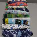 EZ Moms 10 Packs Reusable Potty Training Underwear for Boys Double Absorption Toddler Training Pants 2T-3T High Waist Dinosaur Toddler Underwear Boys 2T Kid Confident Pee Pants with a Laundry Bag