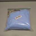 10ft x 10ft Blue Backdrop Curtain with Lights String for Parties, Sheer Tulle Wedding Photo Backdrops Drapes for Baby Shower Birthday Party Decorations Background for Photography (W5' x H10'(2 panels))