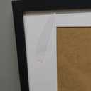 upsimples 18x24 Picture Frame, Display Pictures 16x20 with Mat or 18 x 24 Without, Wall Hanging Poster Frames, Black, 1 Pack