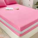 2 x Bed Sheet Strap, Fitted Sheet Strap Elastic Reliable Mattress Straps for Firm & Tight Keep Bed Sheet in Place, Suitable for Twin/Full-Size Mattresses (13 FT)