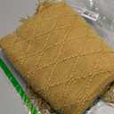 BOURINA Mustard Throw Blanket 50x60 Inches Throw Textured Solid Soft Sofa Couch Decorative Knit Blanket