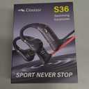 S36 HiFi Waterproof Earbuds for Swimming, IPX8 TOP 32GB Swimming Headphones with Bluetooth & MP3 Playback, in-Ear Noise Cancellation Wireless Underwater Sports Headphones for Swimming