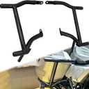 Saddlebag Guard Crash Bar Fit for Harley Touring Road Glide FLTRX Road King FLHR Street Glide FLHX Electra Glide Ultra Limited CVO 2009-2025 (Decorative Slider Black)