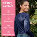 WEERTI Thermal Underwear for Women Long Johns with Fleece Lined Base Layer Women Cold Weather Top Bottom (Purple, XS)