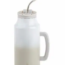 MANNA Poseidon Stainless Steel Timber 64Oz White & Grey