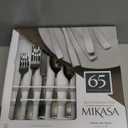Mikasa 18/10 Stainless Steel French Countryside 65 Piece Flatware,Service for 12