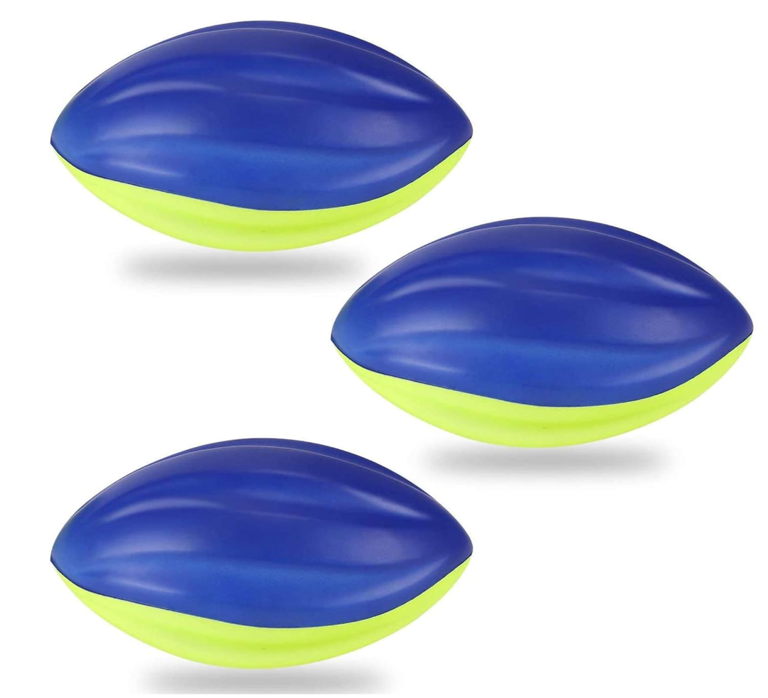 American Football 8.5" SUNDAY Water Play 3 Pack