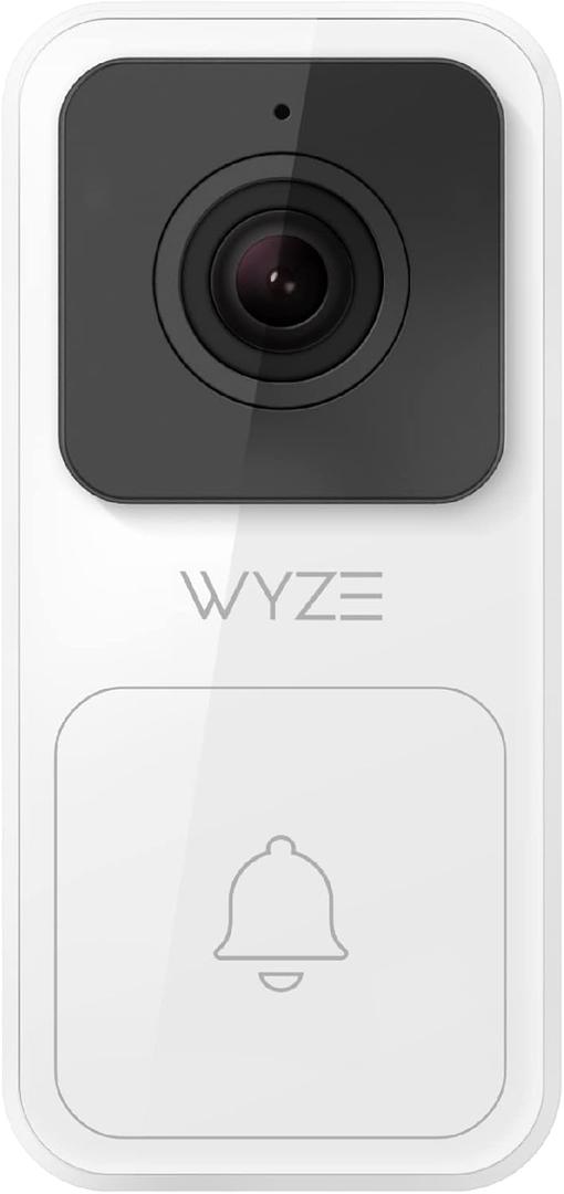 Wyze Video Doorbell, 1080p HD Video, 3:4 Aspect Ratio: 3:4 Head-to-Toe View, 2-Way Audio, Night Vision, Hardwired (Chime not Included)