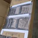 Signature Design by Ashley Bridson 6 Piece Dining Set, Includes Rectangular Dining Table, 4 Ladderback Chairs & Bench, Wood, 36" W x 60.13" D x 30" H, Gray (Grey)