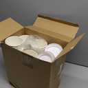 Funnymoom 100 Pieces Vintage Floral Disposable Paper Cups with 120 Lids 12oz Coffee Wildflower Coffee Cups for Spring Floral Themed Birthday Party Women Girls Bridal Wedding Tea Party Baby Shower