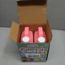 Lulu Home 2 Packs Bubble Concentrated Solution, 2 L/ 67.6 OZ Bubble Refill Solution for Kids Bubble Machine, Giant Bubble Wand, Bubble Blower, Birthday Party Favors - Up to 5 Gallons, Pink Bottle