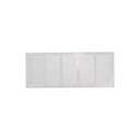 Repa Market White Air Vent Cover 32" x 8" Inch (Outer Dimensions) - Steel Return Air Grilles - for Ceiling and Sidewall - HVAC - with Protection Screen