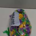 JOYIN 4 PCS Mardi Gras Feather Boa, 25 Gram, 4 Feet Long, Yellow, Purple, Green Feather Boa for Mardi Gras Party Dress Up, Masquerade Costume Accessories