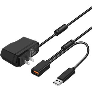 TNP Power Supply Adapter Cable for Kinect - Replacement USB AC Connector Cord Compatible with PC Microsoft Xbox 360 Kinect Motion Sensor System