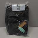 BAGSMART Travel Toiletry Bag for women, Portable Hanging Hook Makeup Bag Organizer, Waterproof Makeup Cosmetic Bag, for Full-Size Accessories, Toiletries,Black (Large, 11.42" x 4.13" x 8.07")