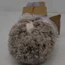 CATISM Cozy Plus Cat Bed, Plush, Self-Warming, Non-Slip Bottom (25.0"L x 25.0"W x 19.0"Th, coffee)