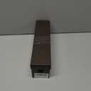 Riekhany Strappy Flat Sandals for Women Summer Round Toe Metal Bead Flip Flop Sildes with Ankle Buckle Strap Beach Flats Shoes (Brown)