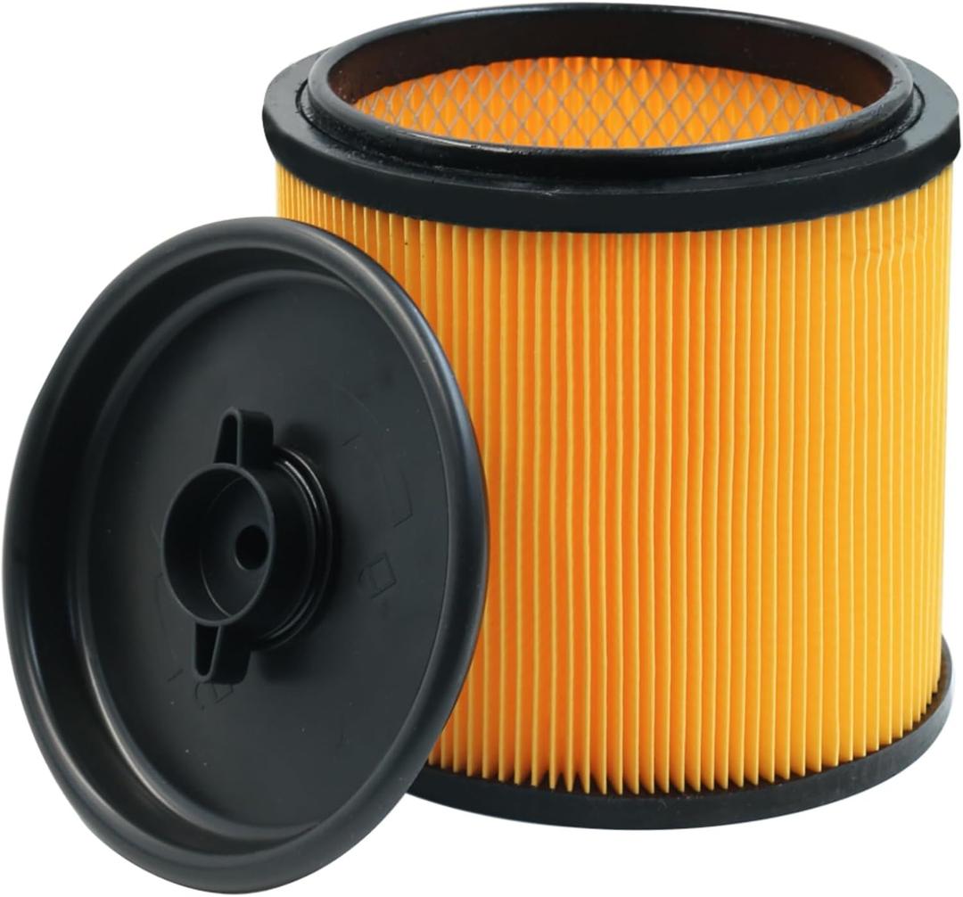 1 Pack Replacement for Vacmaster Filter, VCFS Shop Vac Filters for 5 to 16 Gallon Wet/Dry Vacs, VBV1210 Cartridge Vacuum Filter for HART 5-20 Gallon Vacs