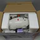 Hearth & Harbor Mini Sewing Machine for Beginners, Dual Speed Small Portable Sewing Machine for Kids and Adults with Extension Table, 48 Piece Gift Set Includes, Pedal, Projects Book and More, Red