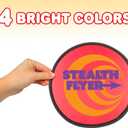 ArtCreativity Folding Pocket Frisbee Set -12 Pack - Foldable Frisbees for Kids and Adults - Summer Vacation Essentials - Summer Outdoor Toys for Kids - Fun Birthday Party Favors for Boys and Girls