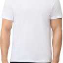 Lacoste Men's 100% Cotton Regular Fit Crew Neck Undershirt, 1-Pack (Black, XXL)