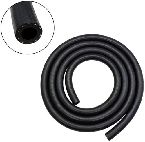 YSIL 5/32"(4mm) ID×0.43"(11mm) OD 10FT NBR Rubber Fuel Line Hose Transmission Push on Lock Hose Tube for Fuel Systems Engines 300PSI