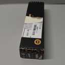 QOGRISUN 2-Pack Solid Brass Cabinet Handles, Gold Square T Bar Cabinet Pulls, 5 Inch Hole Center for Kitchen Dresser Drawer Cupboard, Brushed Brass Finish