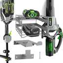 Power Tool Organizer Wall Mount - Heavy Duty Weed Eater Hanger for Garage Organization, Cuboid Garage Storage Rack for EGO Leaf Blower, Trimmer, Chainsaw, Edger, Battery, Charger, 180lbs Load Capacity