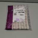 jinchan Linen Valance Curtain Striped Valance for Windows 18 Inch Blackout Kitchen Curtain Farmhouse Double Layer for Living Room Ticking Rod Pocket 1 Panel Taupe Grey on Linen