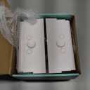 Outlet Cover BOX Baby Proofing (2 Pack) Patented Dual-Lock for Much Better Toddler Proofing, Easier Operation, Simple 3 Step Install with Included Screws. Provides Extra Space Inside for Plugs (White)